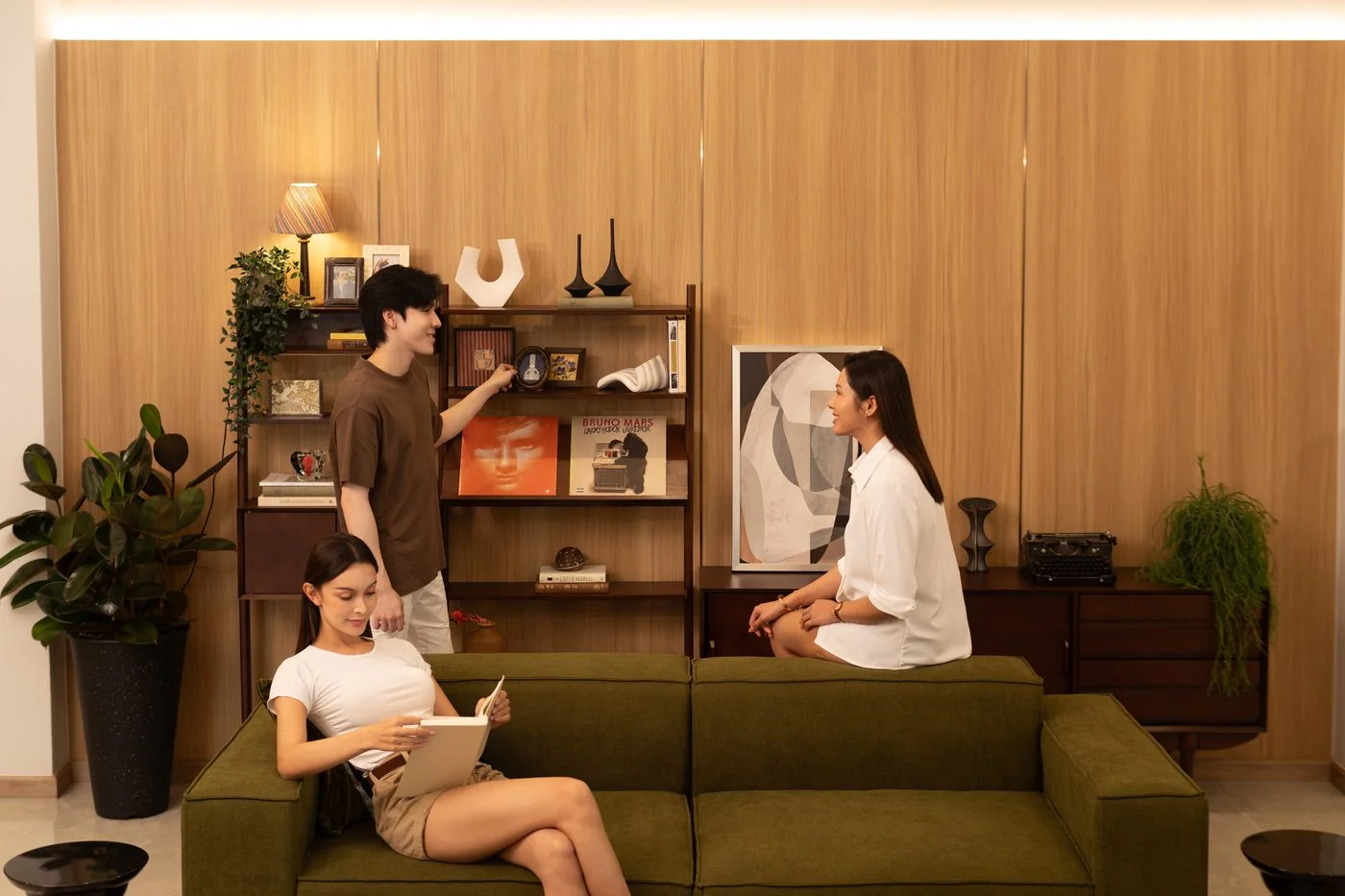 มุมอ่านหนังสือใน The Cultural Living Room